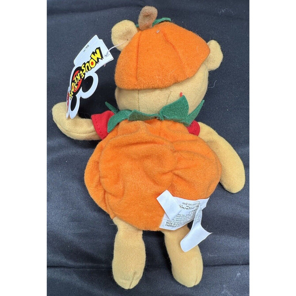 VINTAGE Disney Pumpkin Pooh - Bean Bag / Beanie - New! MWMT! - Picture 6 of 6